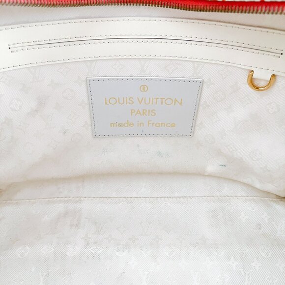 Louis Vuitton Braided Street Shopper PM Orange Blue White - Picture 12 of 16